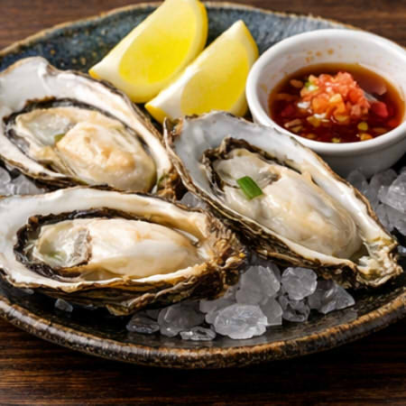 Japanese‑Style Oysters with Ponzu