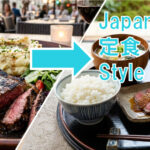 Steak dinner converted to Japanese style Teishoku!